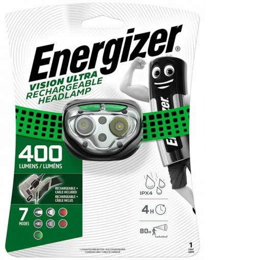Energizer Vision Rechargeable Headlight - Čelovka nabíjateľná