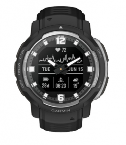 Garmin Instinct Crossover, Black - športové smart hodinky