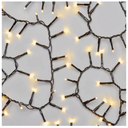 Emos LED vianočná reťaz – cluster/ježko 8m, teplá biela, časovač - Vianočné osvetlenie vonkajšie aj vnútorné