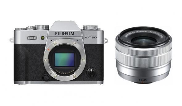Fujifilm X-T20 strieborný + Fujinon XC15-45mm F3.5-5.6 OIS - Digitálny fotoaparát