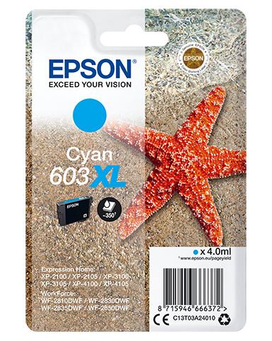 Epson 603XL cyan XP-2100/3100 4ml - Náplň pre tlačiareň