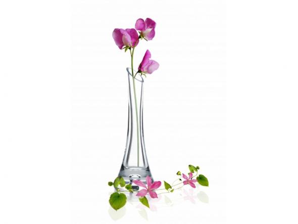 AB LINE - Sklenená váza úzka na 1 kvetinu 25cm