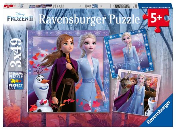 Ravensburger Disney Ľadové kráľovstvo 2 3x49 dielikov