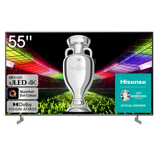 HISENSE 55U6KQ  + súťaž o lístky na EURO 2024 - 4K Mini LED QLED TV