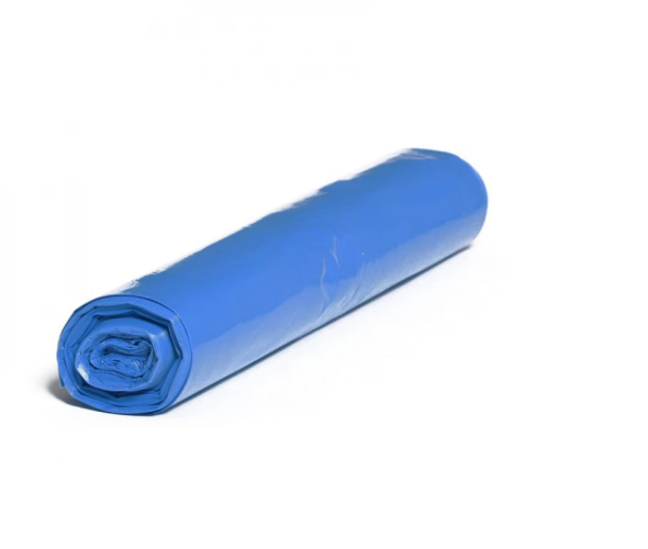 Vrecia PE 70x110cm/25ks, 0,04mm, 120l na odpad modré - Vrece na odpad