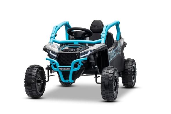 BENEO Kawasaki TERYX KRX 1000 12V, modré, jednomiestne, odpružená zadná náprava, 2,4 Ghz diaľkové ov