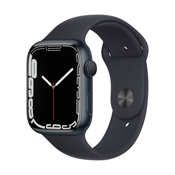 Apple Watch Series 7 GPS, 45mm Midnight Aluminium Case with Midnight Sport Band - Smart hodinky