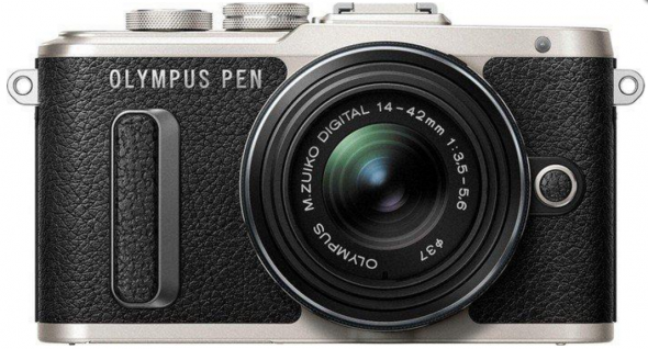 Olympus PEN E-PL8 + 14-42mm EZ Pancake čierny vystavený kus - Digitálny fotoaparát