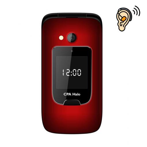 CPA HALO 15 červený - Mobilný telefón s nabíjacím stojanom