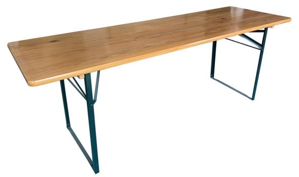 DORTMUND Medium - stôl skladateľný,200x50x77cm, drevo/kov
