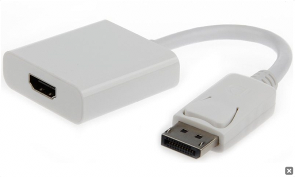 Gembird redukcia DisplayPort (M) - HDMI (F) 10cm - redukcia