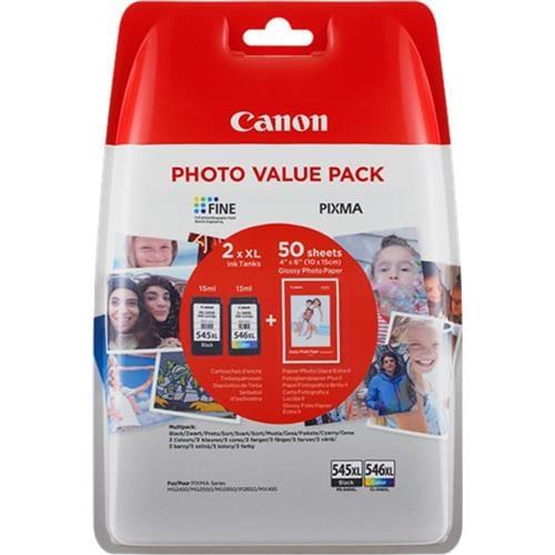 Canon PG-545XL / CL-546XL + 50ks fotopapier 10x15cm - Náplne pre tlačiareň