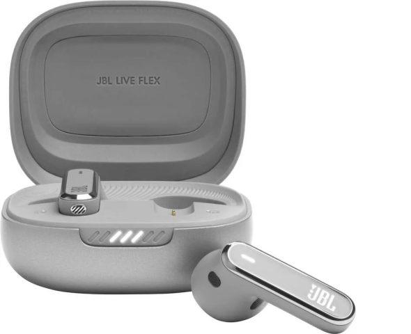 JBL Live Flex Grey - Skutočne bezdrôtové slúchadlá do uší s potlačením hluku