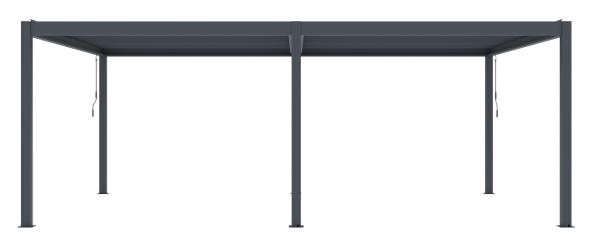 G21 BP-G21-6X4M - Bioklimatická pergola G21 Austin Premium 6x4 m, antracitová hliníková