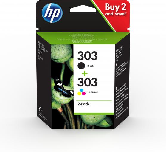 HP 303 303 black+color dual pack - Náplne pre tlačiareň