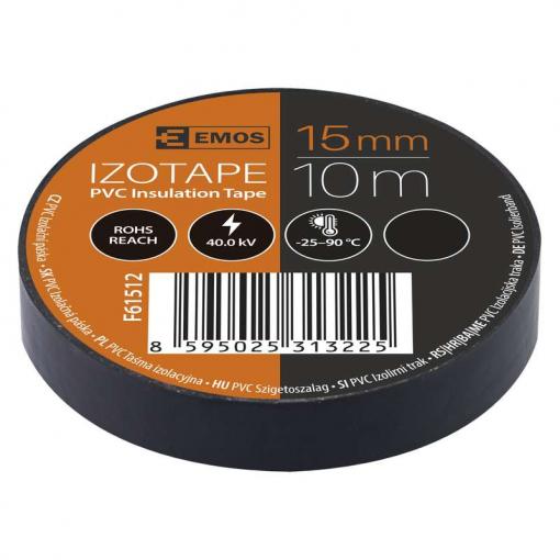 Emos Izolačná páska PVC 15mm / 10m čierna - Izolačná páska