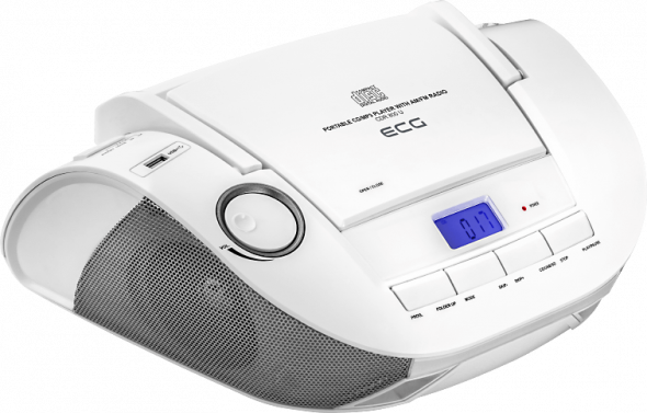 ECG CDR 800 U biele   + súťaž o luxusnú dovolenku - Prenosné rádio biele