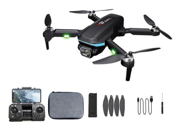Wiky RC Dron skladací s detekciou prekážok a WIFI kamerou 720p RC na diaľkové ovládanie 26x24x5,5