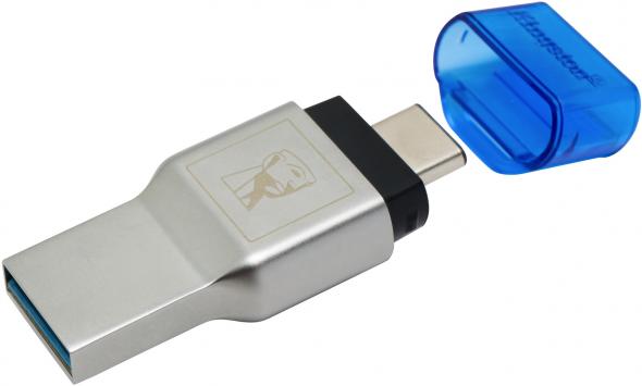 Kingston MobileLite DUO 3C (typ USB A a USB-C, USB 3.0/3.1) - Čítačka pamäťových kariet