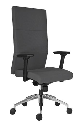 8100 VERTIKA - Kancelárska stolička, čierna BN7, max 160kg