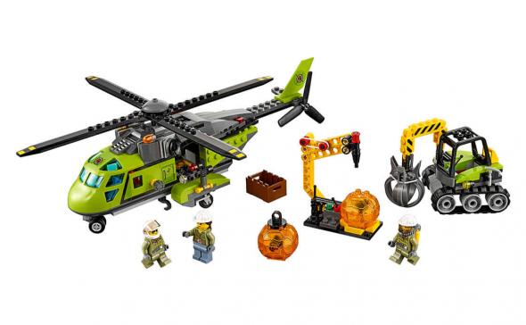 LEGO City LEGO City 60123 Sopka Zásobovacia helikoptéra - Stavebnica
