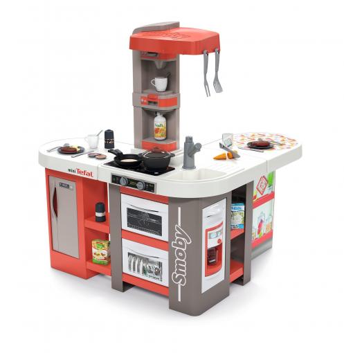 Smoby Smoby Kuchynka Studio Tefal XXL Bubble červeno-biela elektronická