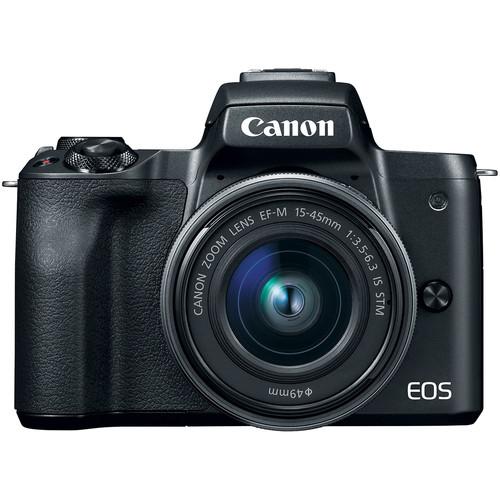 Canon EOS M50 + EF-M 15-45mm IS STM čierny - Digitálny fotoaparát