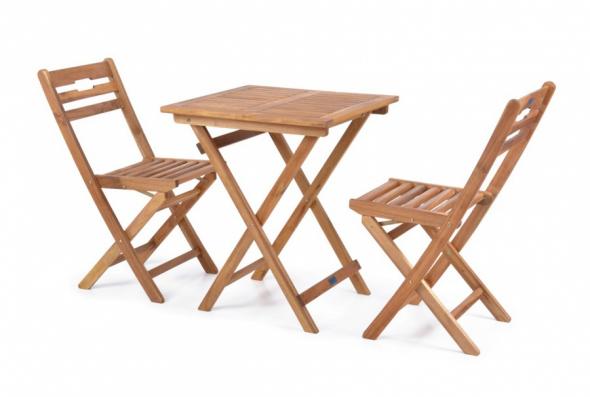 Hecht BALCONY SET A vystavený kus - Záhradný nábytok, zostava 2 rozkladacích stoličiek a stolíka