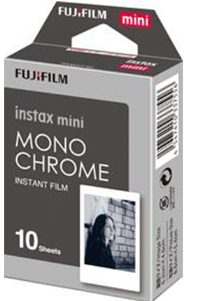 Fujifilm Instax MINI 10list Monochrome/čiernobiely - Fotopapier určený pre fotoaparáty Instax MINI