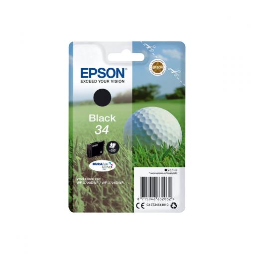 Epson 34 black 6.1ml - 350str. - Náplň pre tlačiareň