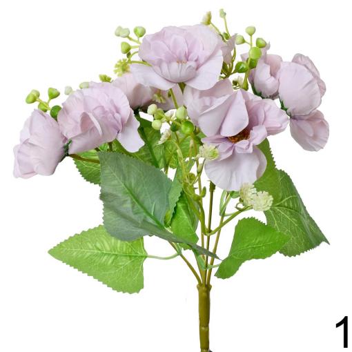Kytica Anemone FIALOVÁ 5K 30cm - Umelé kvety