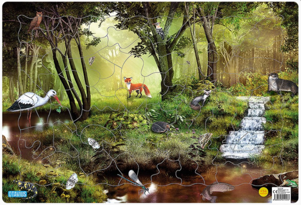 OTAVIUS Zvieratká v lese - Puzzle