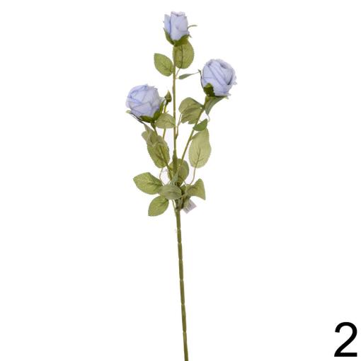 Ruža kus modrá 50cm - Umelé kvety
