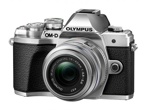 Olympus E-M10 Mark III strieborný + EZ-M14-42 IIR strieborný - Digitálny fotoaparát