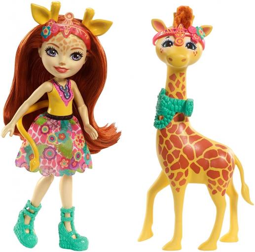 Mattel Enchantimals Bábika s veľkým zvieratkom Gillian Giraffe FKY74