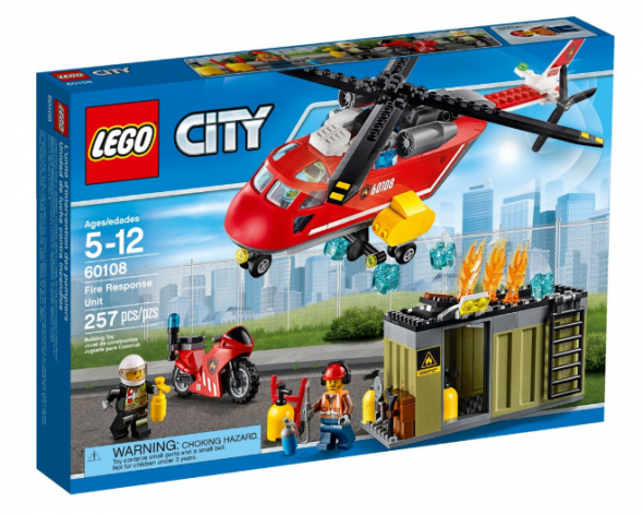 LEGO City VYMAZAT LEGO City 60108 Hasičská zásahová jednotka - Stavebnica