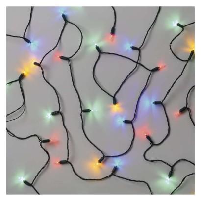 Emos LED vianočná reťaz – tradičná 26.85m multicolor - Vianočné osvetlenie vonkajšie aj vnútorné