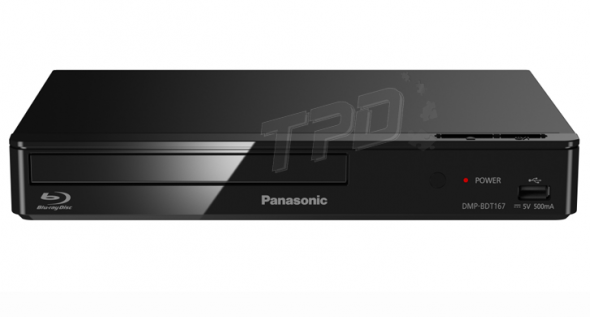Panasonic DMP-BDT167EG-K čierny vystavený kus - 3D Blu-Ray prehrávač