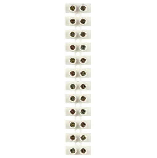 Emos Skrutková svorkovnica 12×6–10mm2, 450V, biela - Svorkovnica
