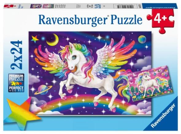 Ravensburger Jednorožec a Pegas 2x24 dielikov