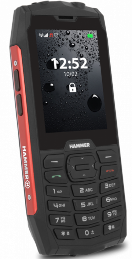 MyPhone Hammer 4 červený - Mobilný telefón outdoor