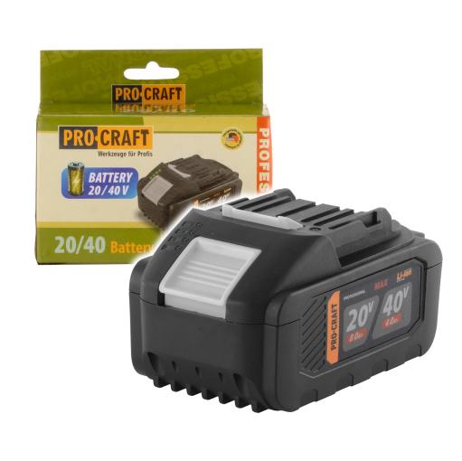 Procraft Industrial 20/40 - Batéria akumulátorová 20V 8Ah, 40V 4Ah