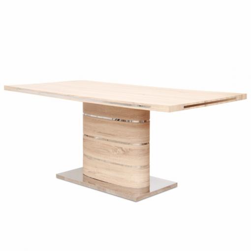 AMAR DS - jedálenský stôl pevný 180x90x76 cm, dub sonoma