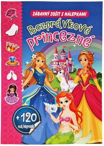FONI-BOOK Rozprávkové princezné +120 nálepiek - Kniha