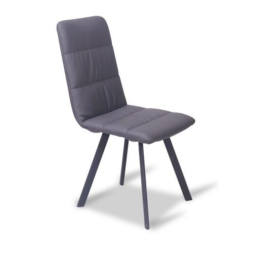 AKIM SI/CI - stolička jedálenská sivá/čierna