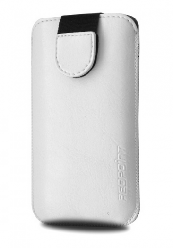 RedPoint Soft Slim so zatváraním, PU koža, veľkosť 3XL, biele - puzdro na smartfón