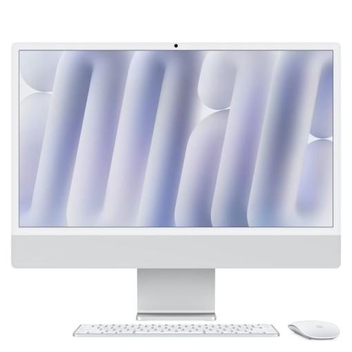 Apple iMac 24'' 4.5K display M4 chip 8-core CPU and 8-core GPU, 16GB, 256GB SSD - Silver - Počítač všetko v jednom