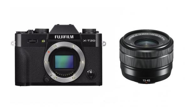 Fujifilm X-T20 čierny + Fujinon XC15-45mm F3.5-5.6 OIS - Digitálny fotoaparát