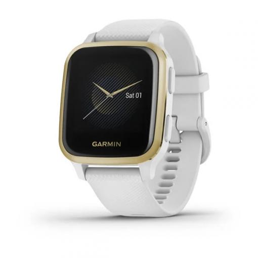 Garmin VENU SQ White/Light Gold - Smart hodinky
