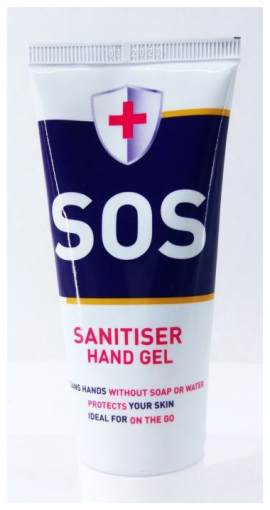 SOS - Antibakteriálny gél na ruky 65ml
